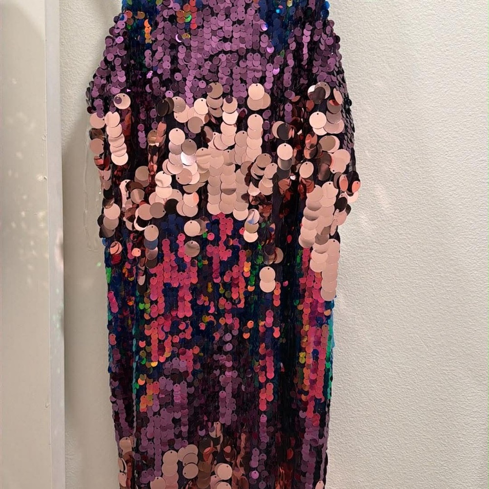 Sequin Mini Dress - Multicolor